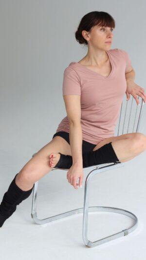 Koszulka Olala brudny róż - S